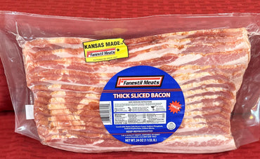 Fanestil Thick Sliced Bacon 1.5lb 4 Packages