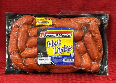 Fanestil Family Pack 8/1 Hot Links 2/5# Frozen
